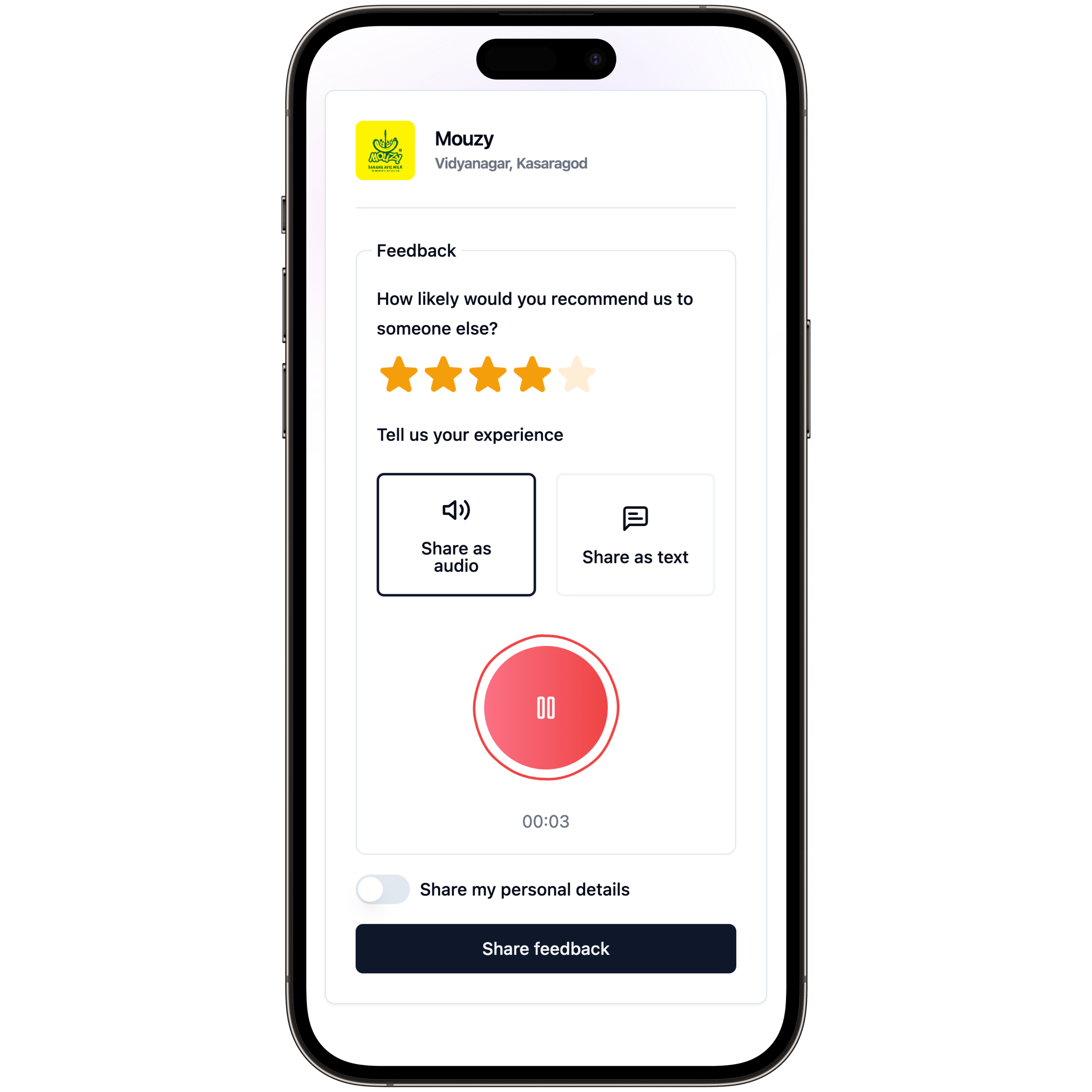 Product screenshot